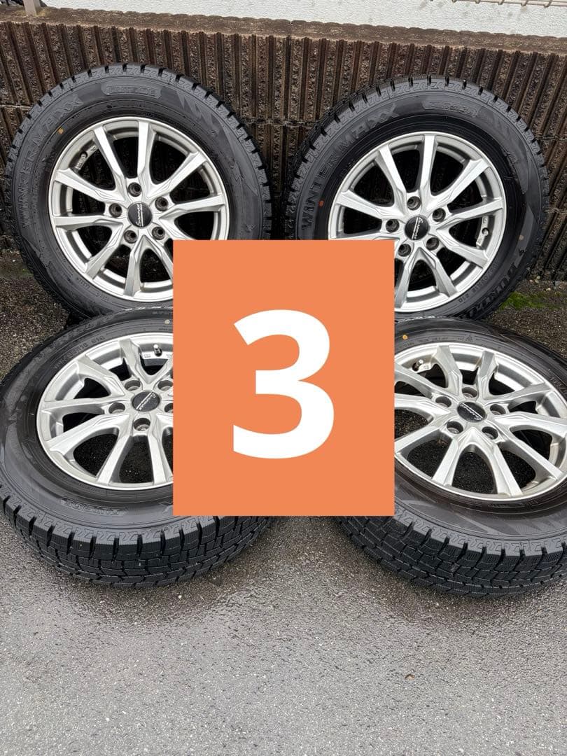 しーん15インチ スタッドレスタイヤセット Winter icept 165/55R15 スタッドレスタイヤ ホイール 4本セット 冬