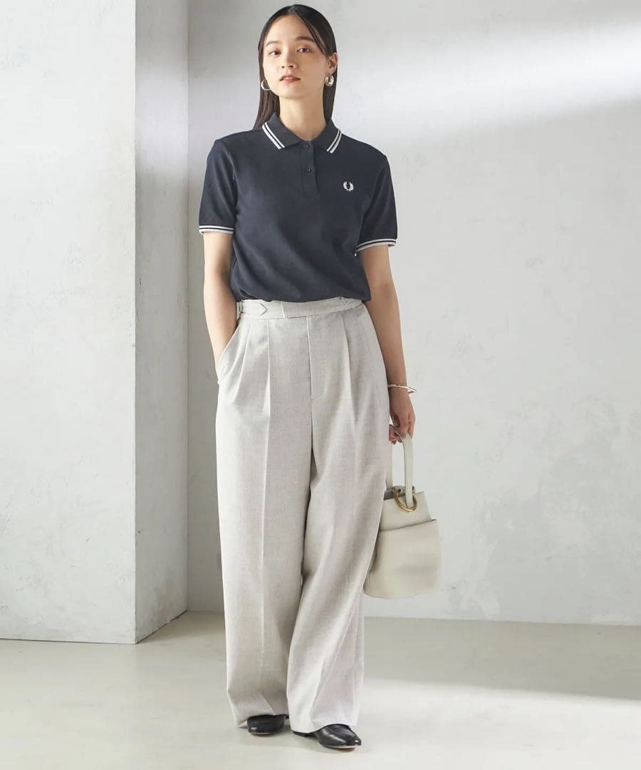 【FRED PERRY】The Fred Perry Shirt-G3600 G3600 - Black / White / White | The Fred Perry Shirt | Women's