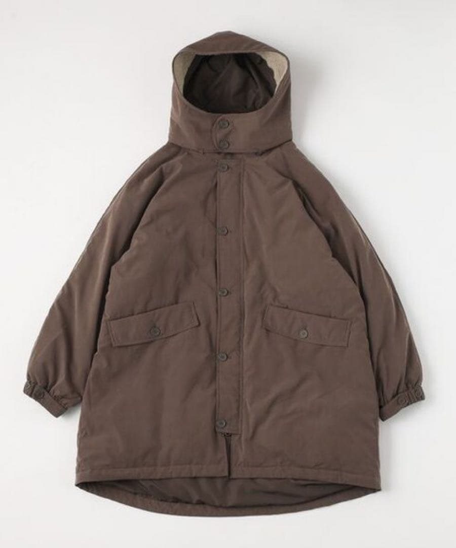 ニコアンド 【撥水加工】アライドふんわりモンスターパーカー ブラウン
