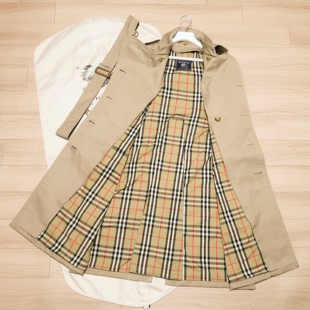 貴重良質 英国製 ビンテージ バーバリー トレンチコート BURBERRY