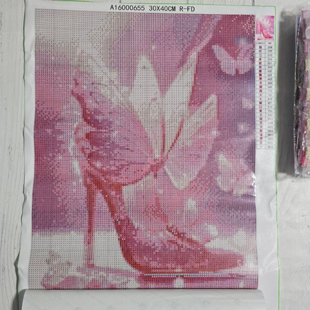 DA872☆ダイヤモンドアートキット☆スクエアビーズ☆フェアリーダスト