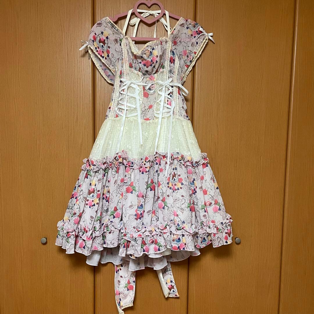 h.NAOTO FRILL とろけるマカロンOP FRILL Macaron Lolita Set B by h.NAOTO