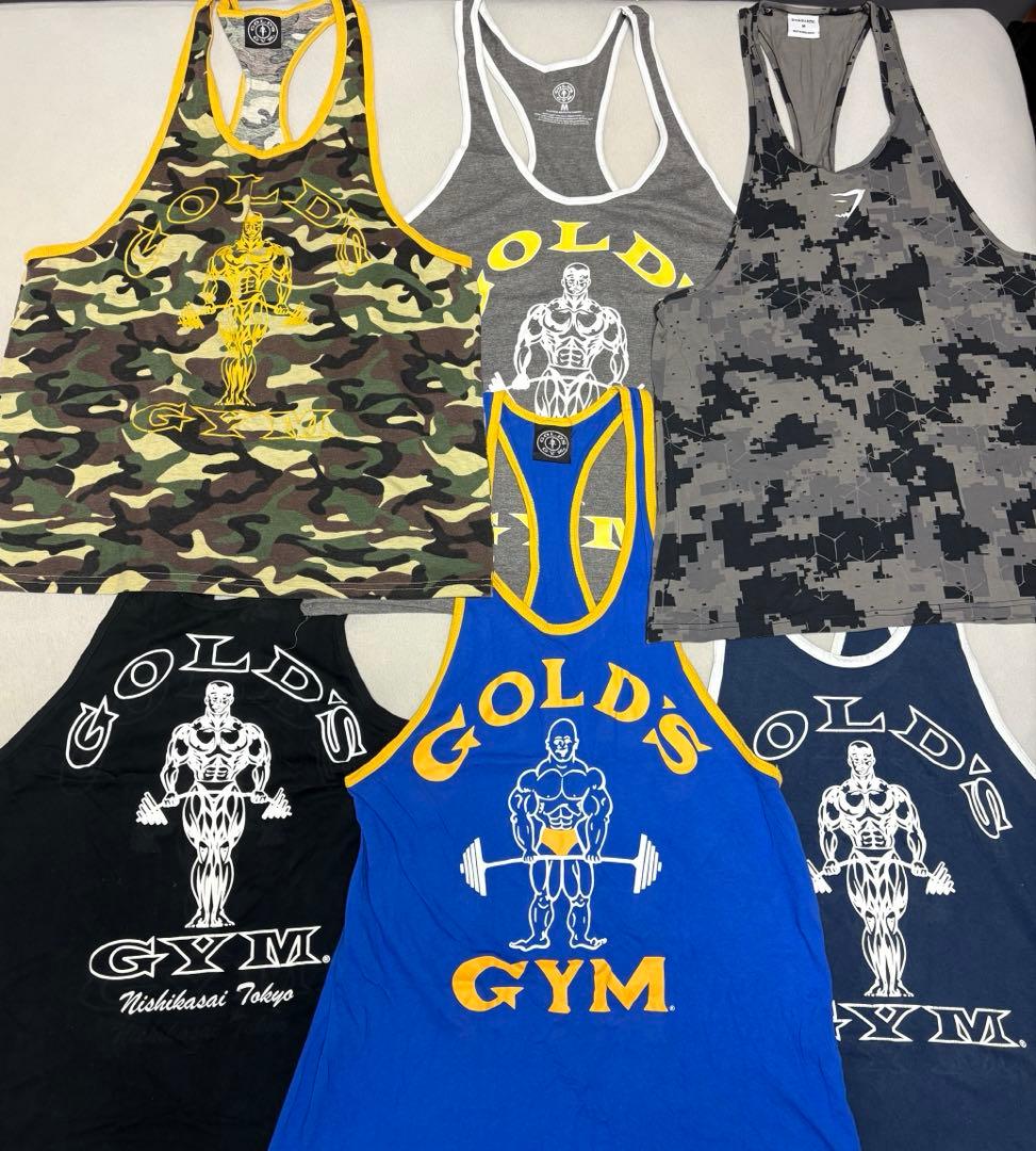 ゴールドジム　タンクトップ　まとめ売り　M ジムウェア 楽天市場】【GGウェアキャンペーン中】Yバックジョータンク