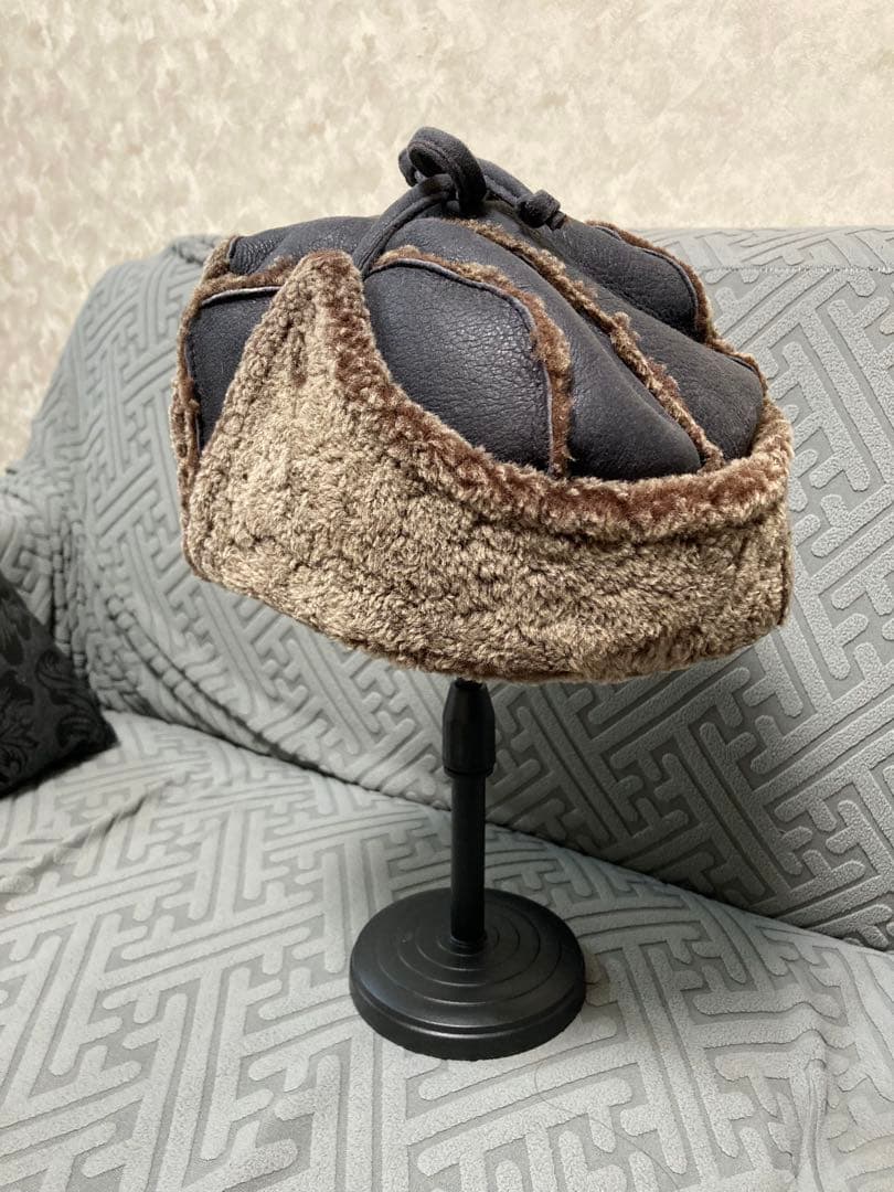 【BURBERRY】バーバリー　エスキモー型　イタリア　帽子　大人　皮 冬 楽天市場】□未使用品□BURBERRY バーバリー ハット サイズS