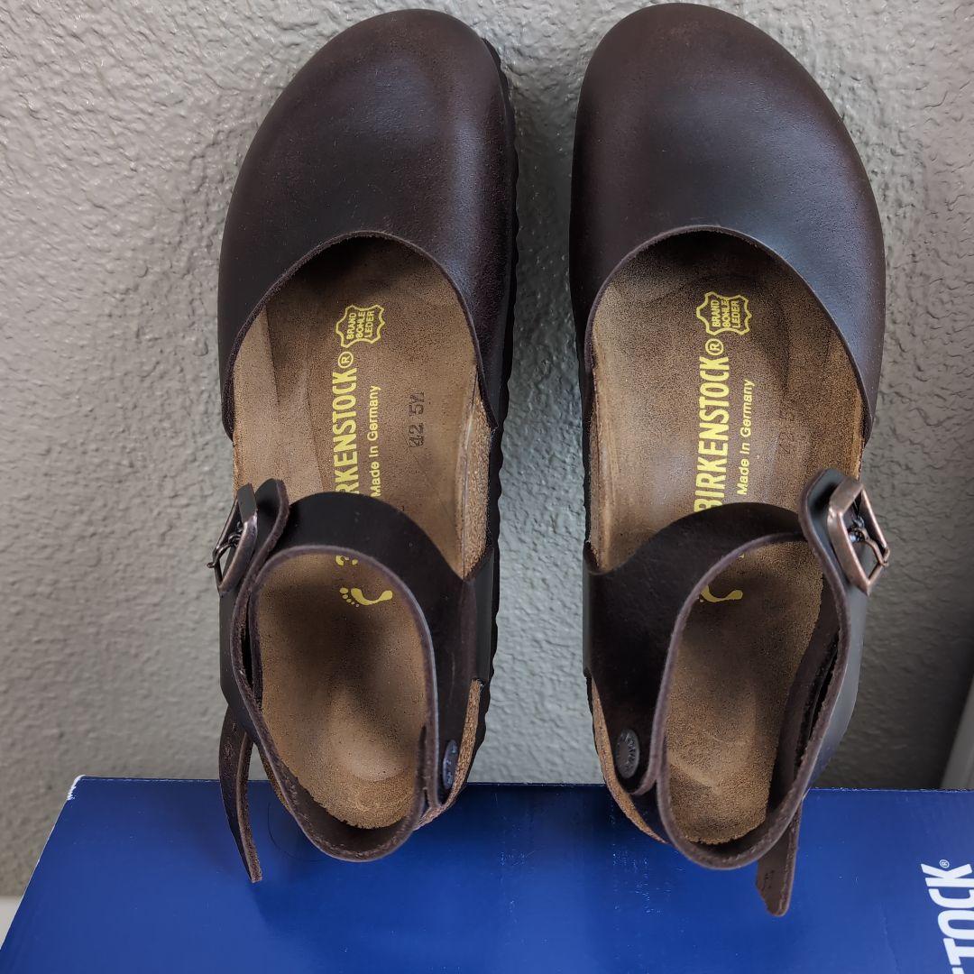 BIRKENSTOCK ブラウン サボ・クロッグサンダル 39 BIRKENSTOCK（ビルケンシュトック） サンダル ボストン メンズ