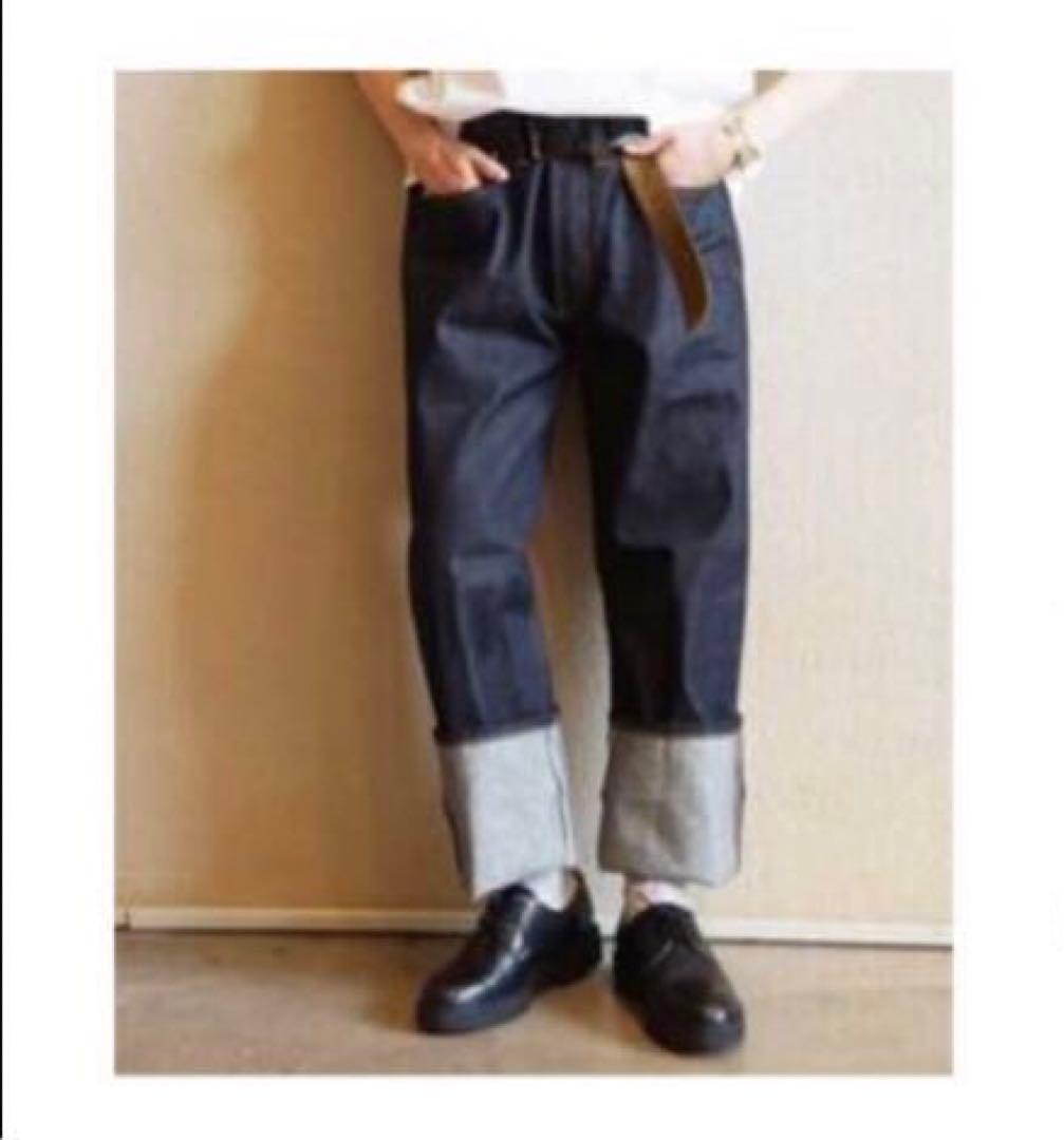 ES:S エス　CINCH BACK BAGGY JEANS ネイビー　32 JOURNAL STANDARD LUXE（ジャーナルスタンダード ラックス）の「【ES:S