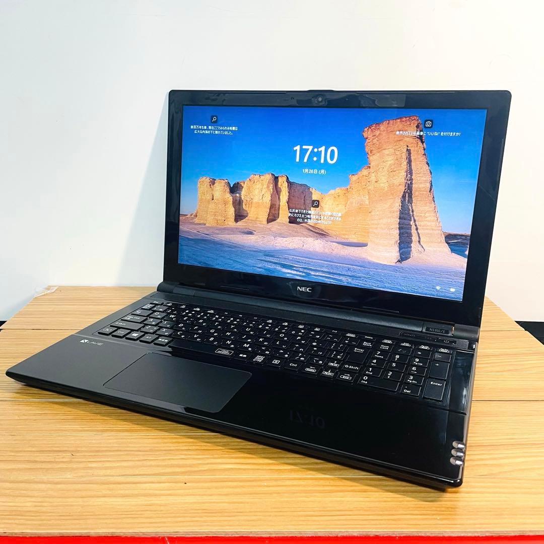 ピアノブラックNECノートパソコンwin11オフィステレワークカメラDVD ピアノブラックNECノートパソコンwin11オフィステレワークカメラDVD