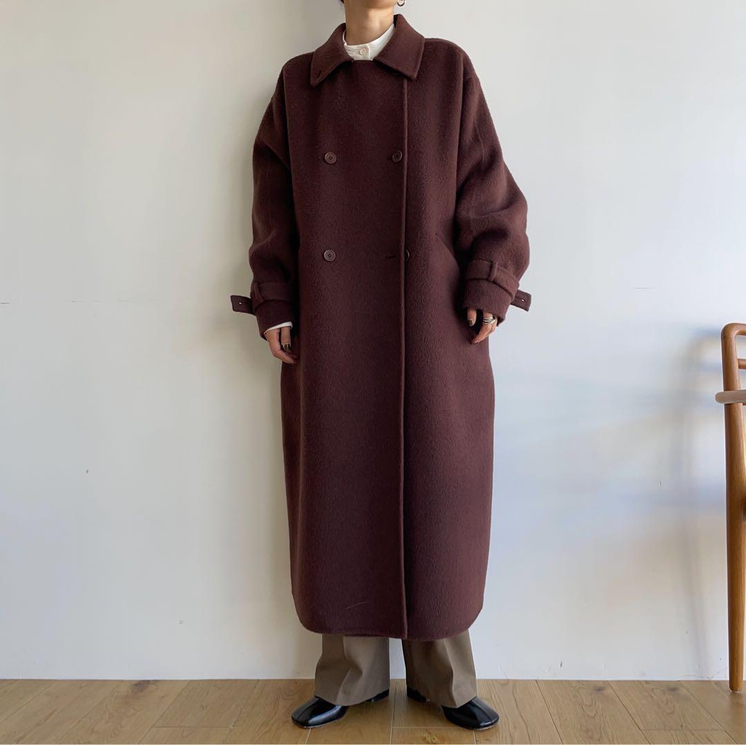 nokcha】HANDMADE 2way double coat - メルカリ