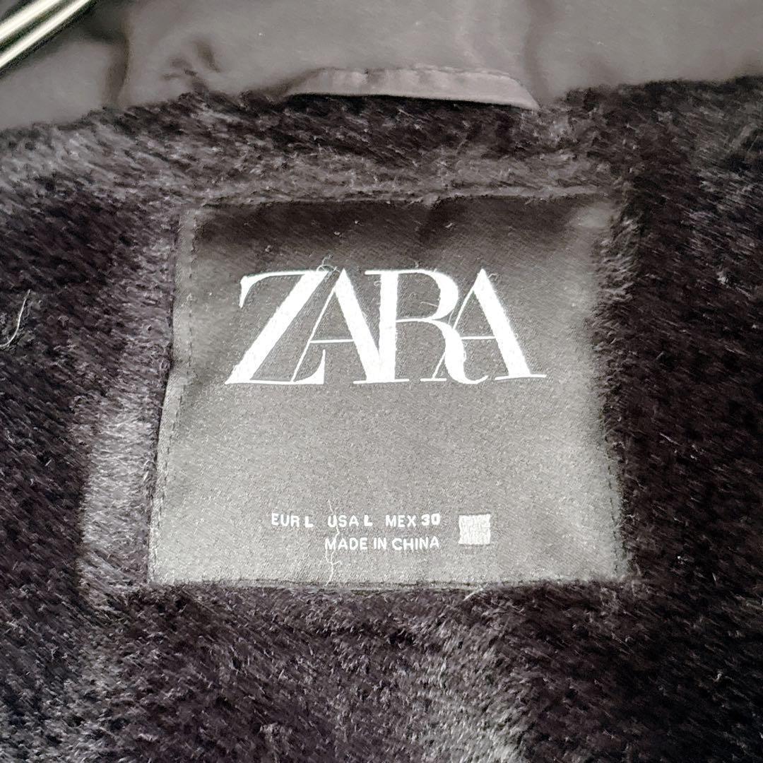 ⭐️売り切りセール中⭐️ ザラ ダウン ロングコート ボア ベルト