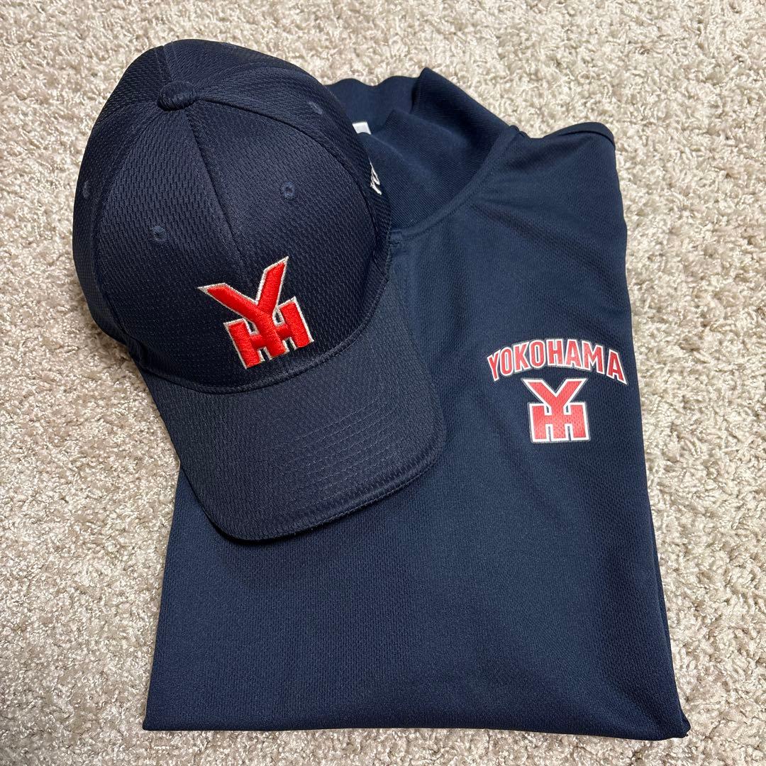 横浜高校野球部 キャップ、ポロシャツ セット - メルカリ
