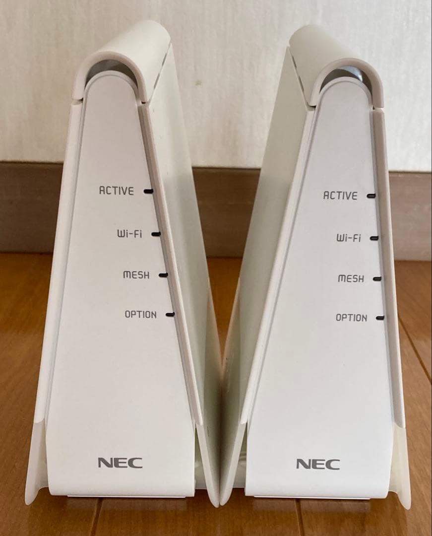 NEC 無線LANルーター WX1800HP 2台セット メッシュwifi - メルカリ