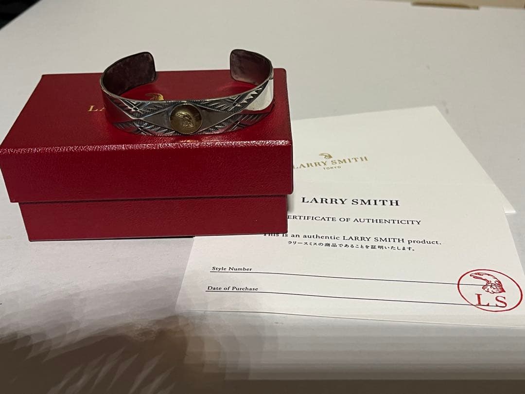 LARRY SMITH シルバーバングル ブレス LARRY SMITH(ラリースミス)ブレスレット BR-0090 THIN TRIANGLE