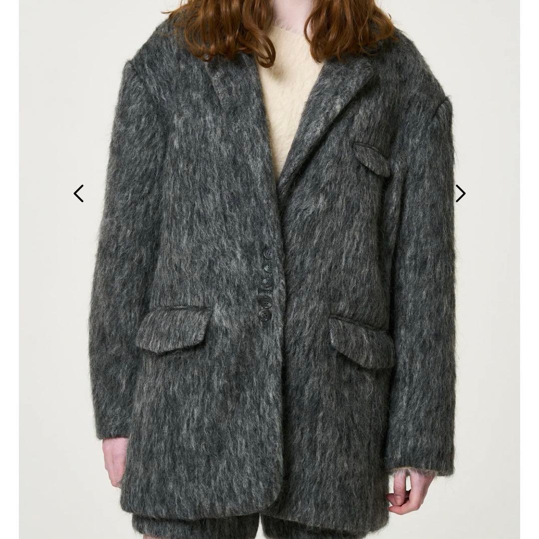 ジャケット・アウター THE TOE CHAMONIX SHAGGY JACKET gray M 中古・古着通販】the toe (ザ・トゥー) CHAMONIX SHAGGY JACKET