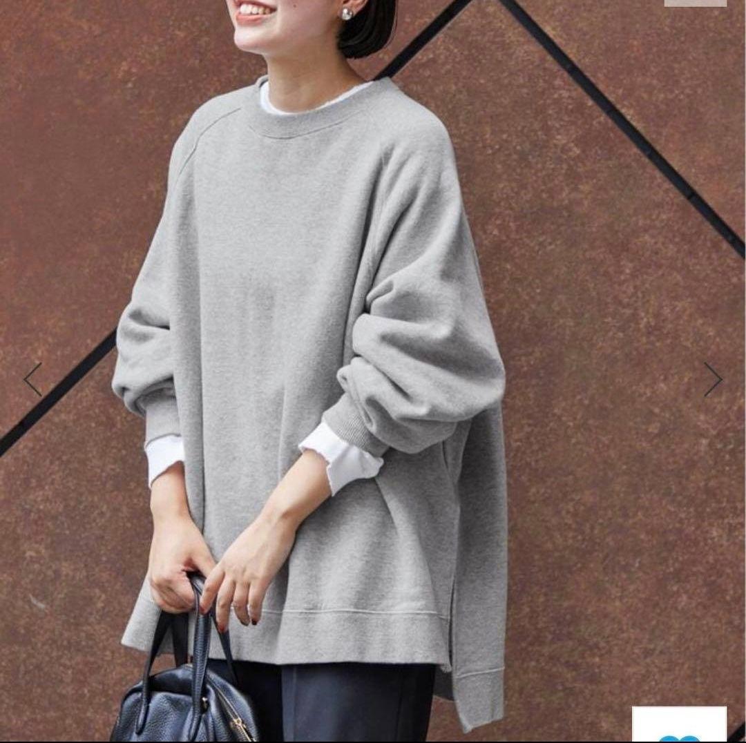 フレームワーク　ラグランポンチョスウェット グレー　　　　 13-5 FRAMeWORK（フレームワーク）の「≪追加≫ラグランポンチョスエット4