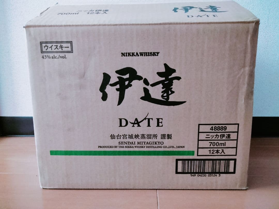 ボ*ブ様 ニッカ 伊達 ウイスキー 700ml 12本入