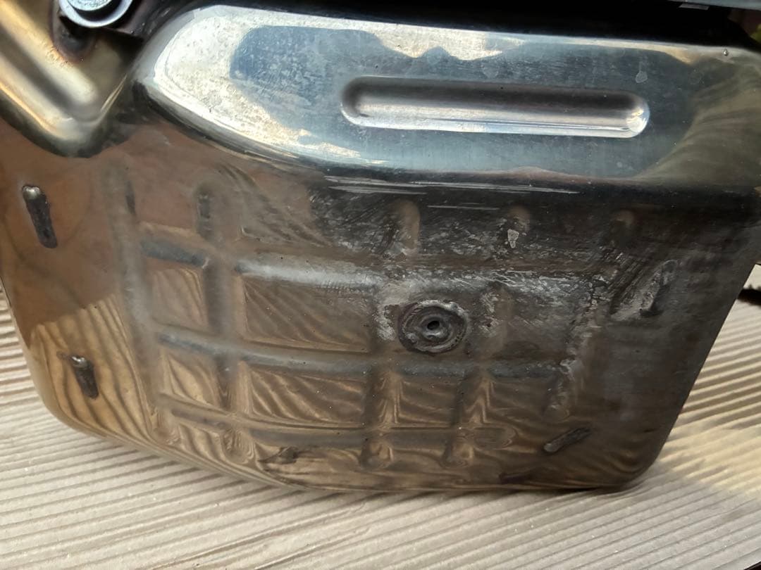 z900rs 2024年モデル　純正マフラー Z900RS純正マフラーのサイレンサー K674刻印 ZR900C交換にステンレス