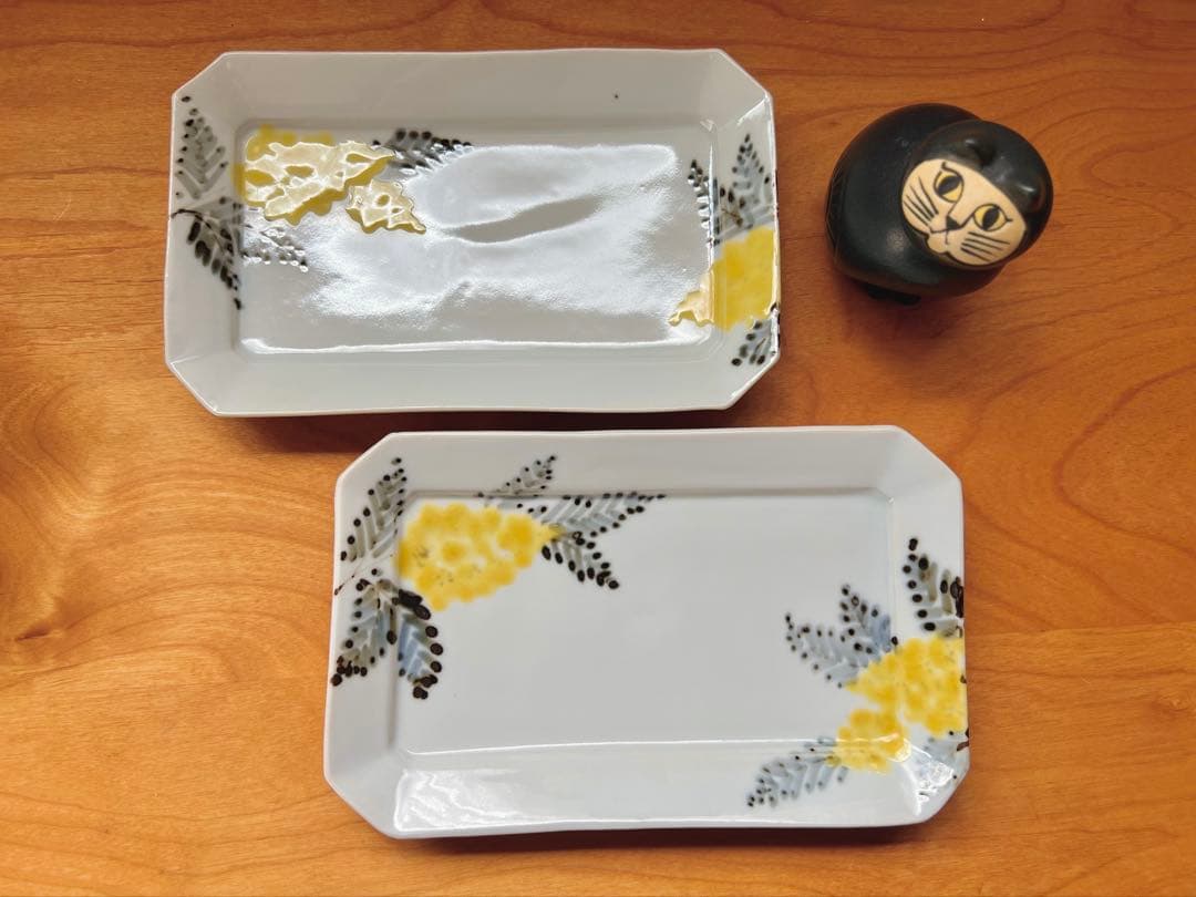 九谷焼 九谷青窯 横井佳乃 色絵ミモザ 隅切長皿 くたにせいよう 楽天市場】九谷青窯 横井佳乃 色絵ミモザ 7寸深皿│ミモザ 色絵 せい