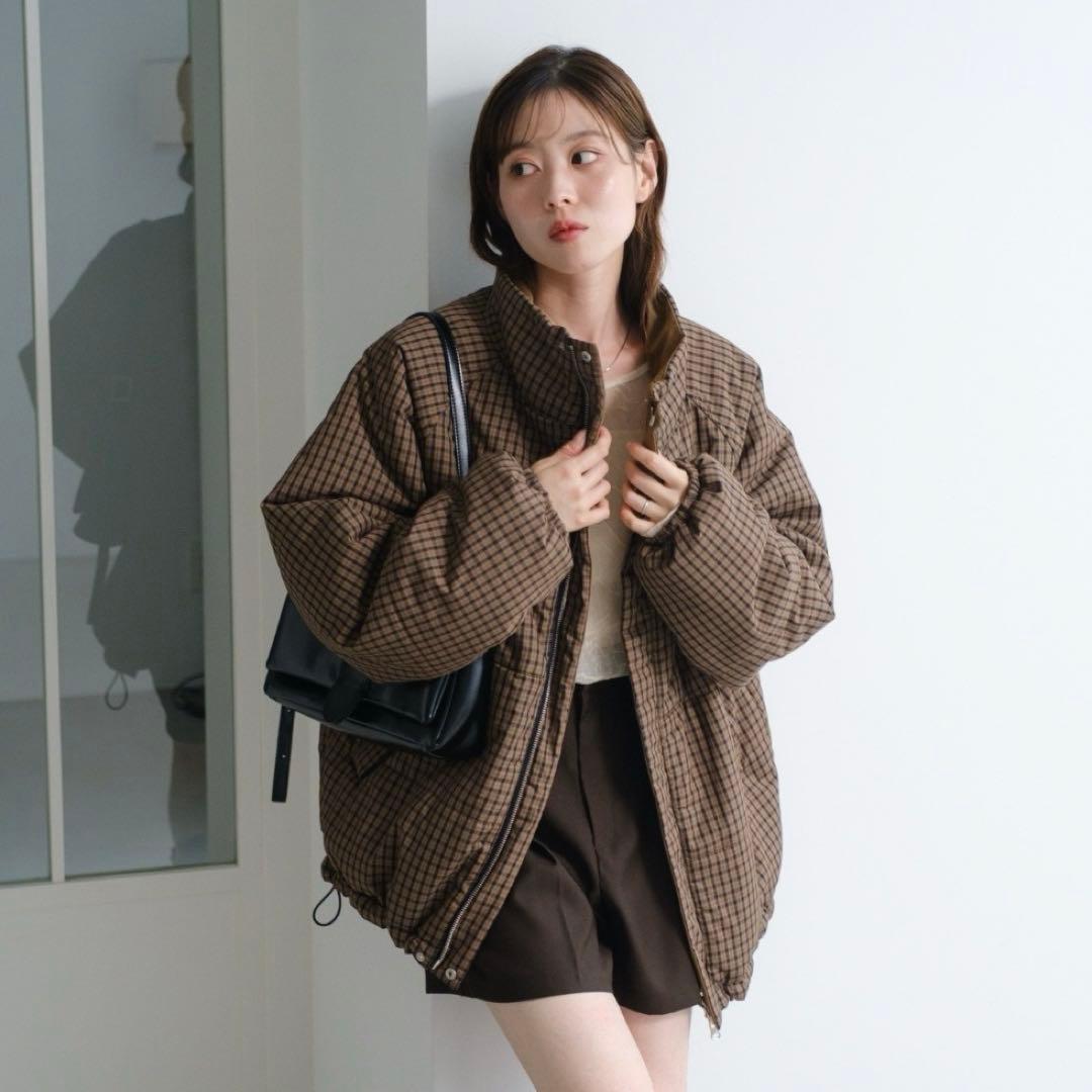 kastane チェック中綿リバーシブルアウター - メルカリ