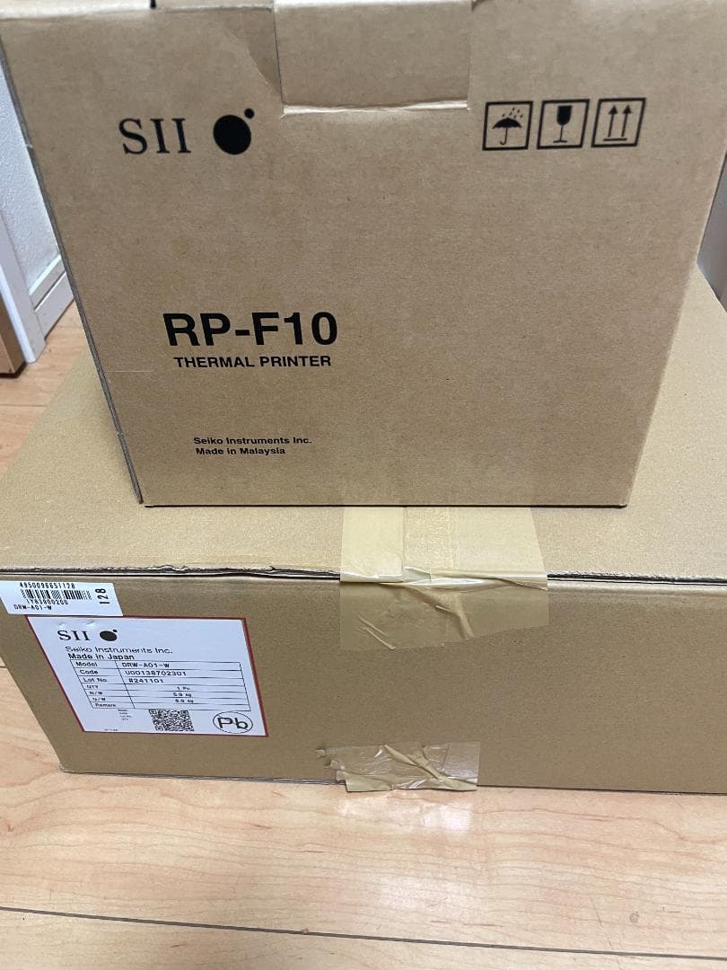 ★新品未使用★エアレジ対応　SIIセイコー　サーマルプリンター＆ドロアー 美品□SII セイコー サーマルプリンター＆ドロアー□RP-F10 エアレジ
