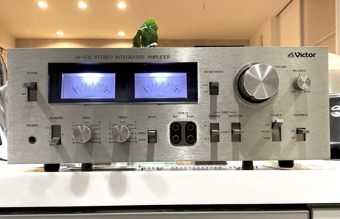 ②Victor プリメインアンプJA-S35 ビクター パワーメーターLED Victor プリメインアンプJA-S35 ビクター パワーメーターLED - メルカリ