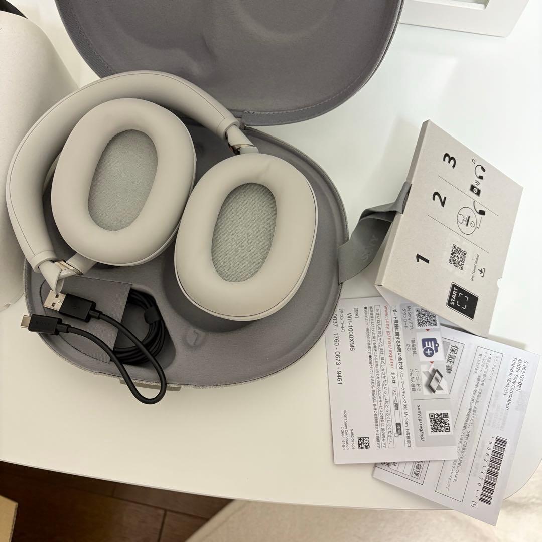 SONY WH-1000XM6 ヘッドホン プラチナシルバー - メルカリ