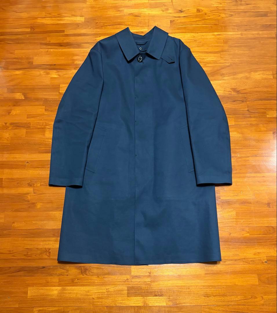 マッキントッシュ　DUNKELD - ゴム引きコート　ネイビー メンズ DUNKELD - ゴム引きコート – Mackintosh