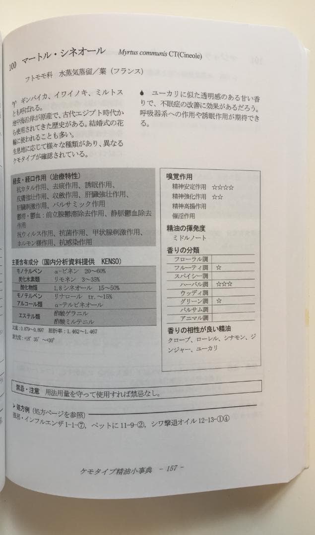 ナード　ケモタイプ精油小辞典