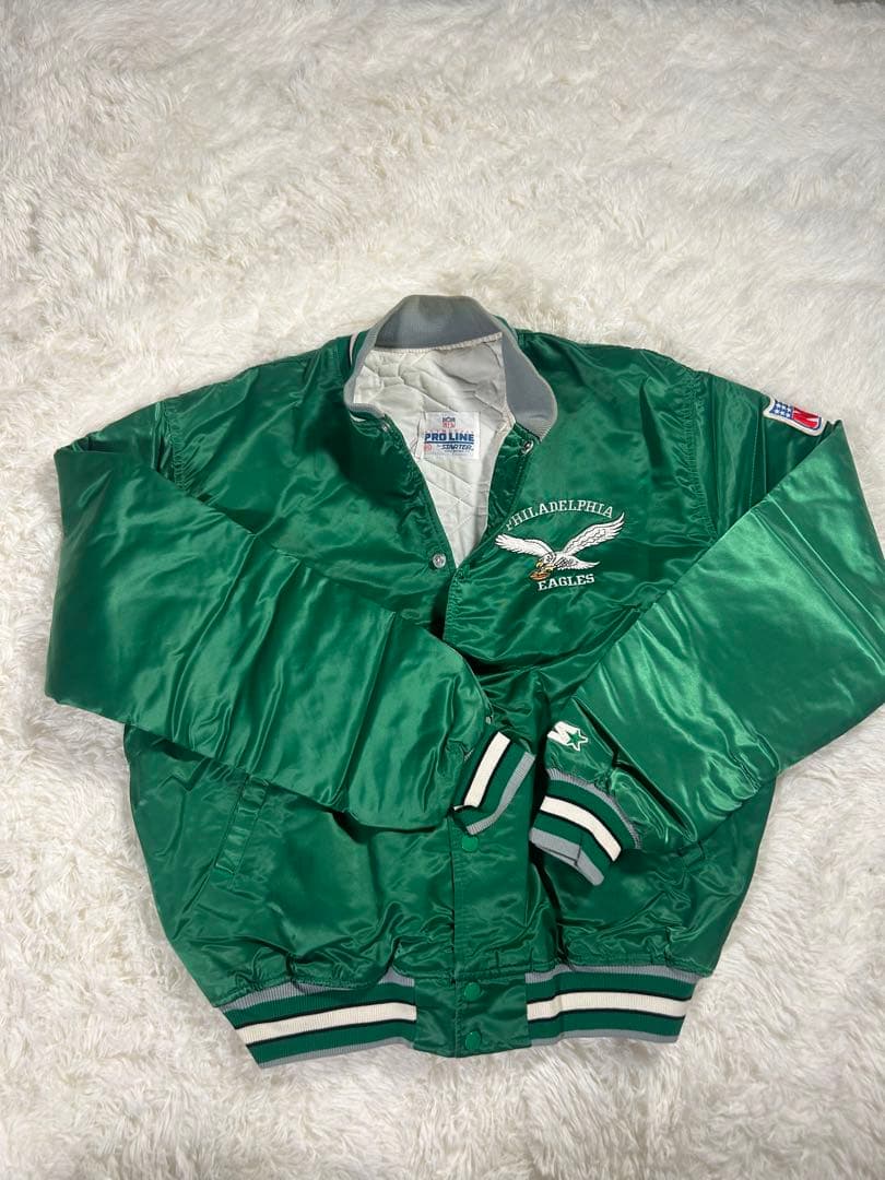 【最高峰 XL】NFLフィラデルフィア・イーグルス スタジャン STARTER 最高峰 XL】NFLフィラデルフィア・イーグルス スタジャン STARTER 最
