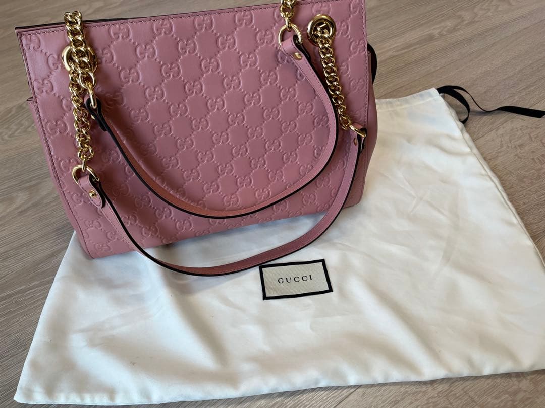 【美品】　GUCCI ハンドバック 3way♪ギフト♪【国内発送☆GUCCI】バンブー ミニ ハンドバッグ (GUCCI