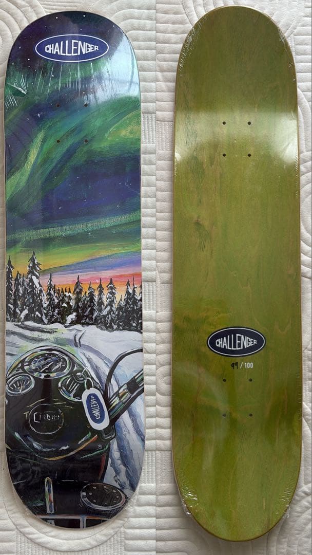 限定品‼️未開封 CHALLENGER 限定スケートボードデッキ 99/100 村上隆：727 スケートボード 3枚セット：ポスター & アーティスト
