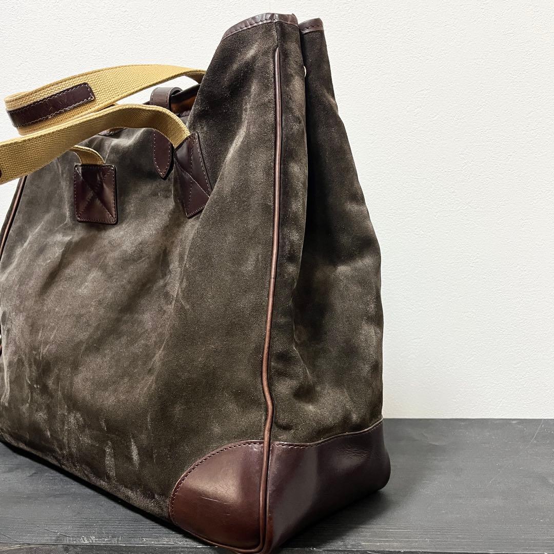 《Whitehouse Cox》スウェードトート 大容量