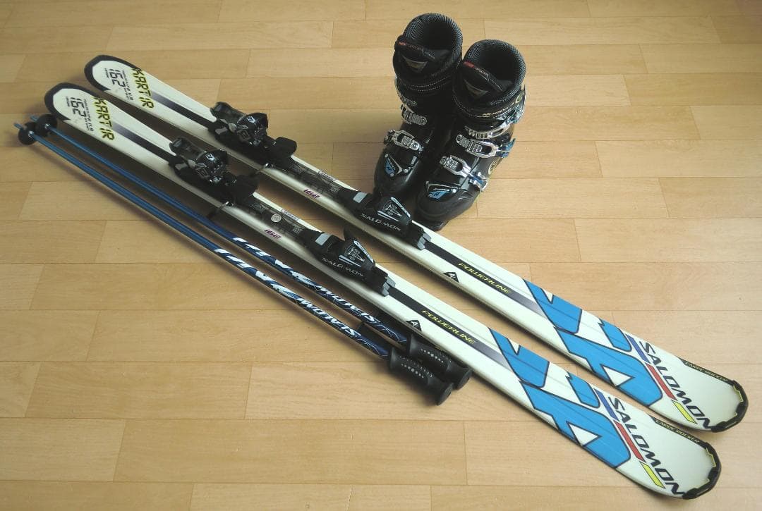 ■■送料無料■サロモン■メンズスキーフルセット■板162靴27.5■メンテ付■■ □□送料無料□サロモン□メンズスキーフルセット□板161靴26.5