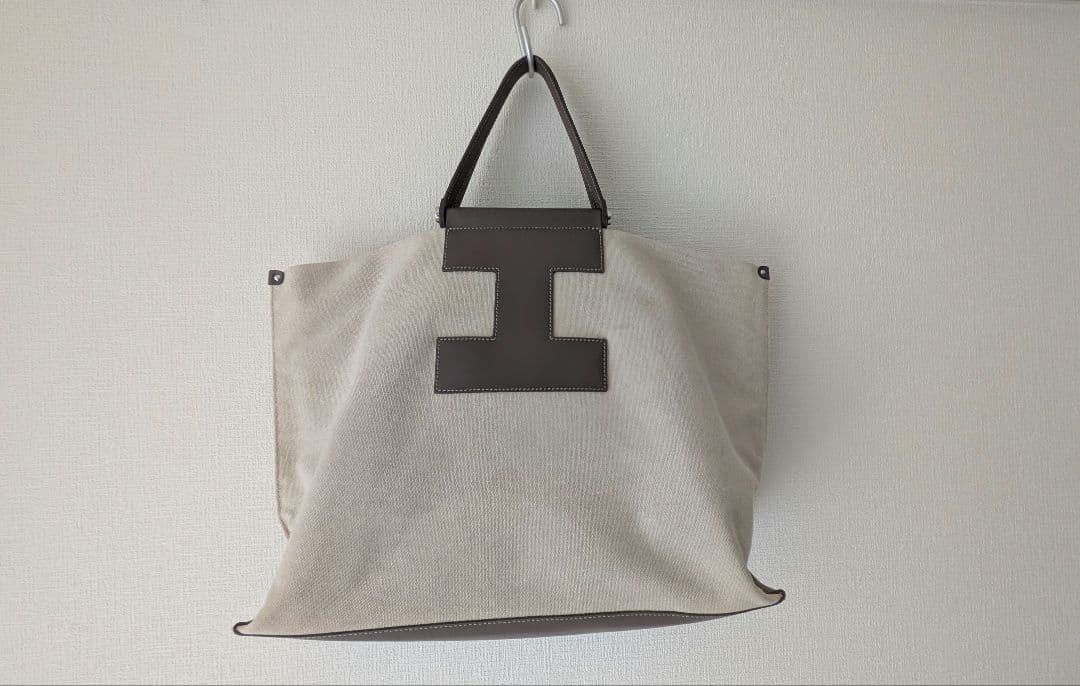 イアクッチ　キャンバストートM グレージュ IACUCCI（イアクッチ） 《クーポン配布中》イアクッチ トートバッグ