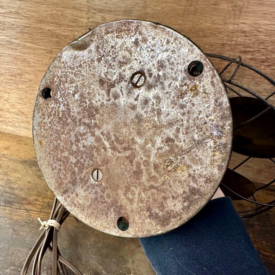 実働】戦前モデル EMERSON 6250-D 10インチ真鍮4枚羽ファン - メルカリ