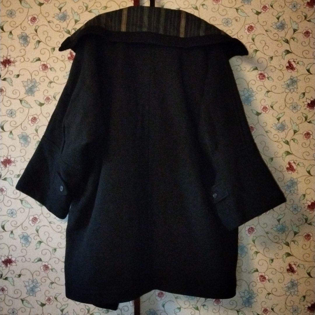 90s イッセイミヤケ ペルマネンテ コート 羽織 黒 裏地柄 日本製 希少