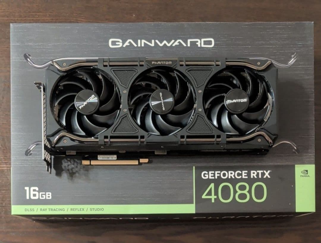 Gainward GeForce RTX 4080 16GB 中古 完動品 GAINWARD GeForce RTX 4080 PHANTOM 16GB GDDR6X - 株式会社ニュー