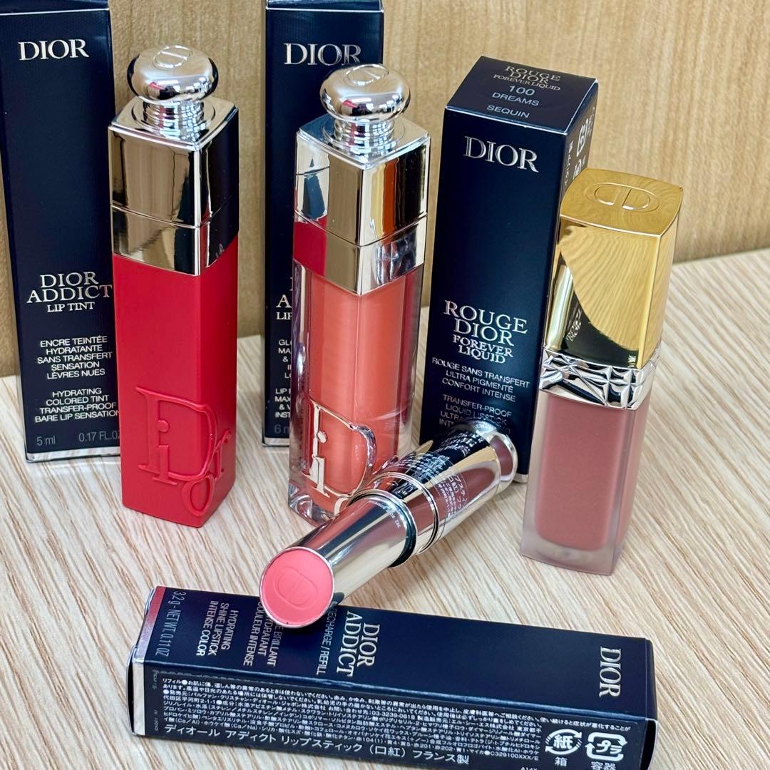 ☆ディオール　リップ類4点　おまとめ　〈未使用〉 限定色レビュー】ディオール アディクト リップスティック｜Diorの