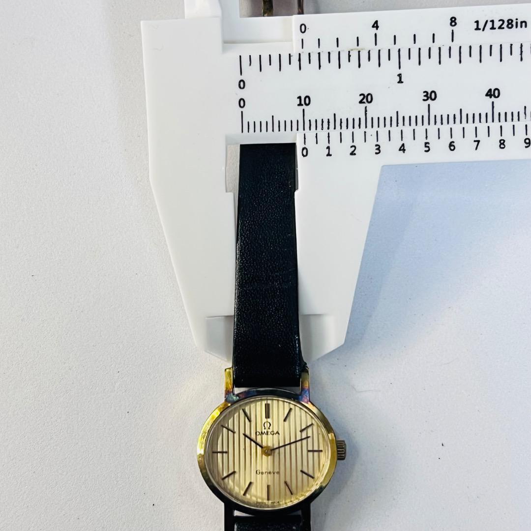 稼働 オメガ OMEGA 手巻き 機械式 オーバル 稼働 レア レディース