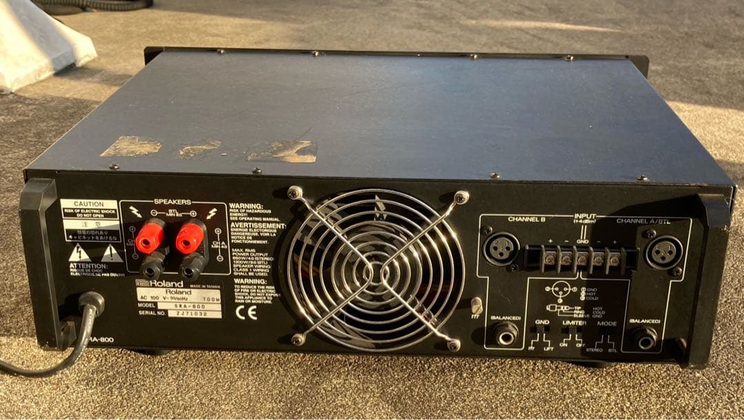 Roland SRA-800 パワーアンプ 700W - メルカリ
