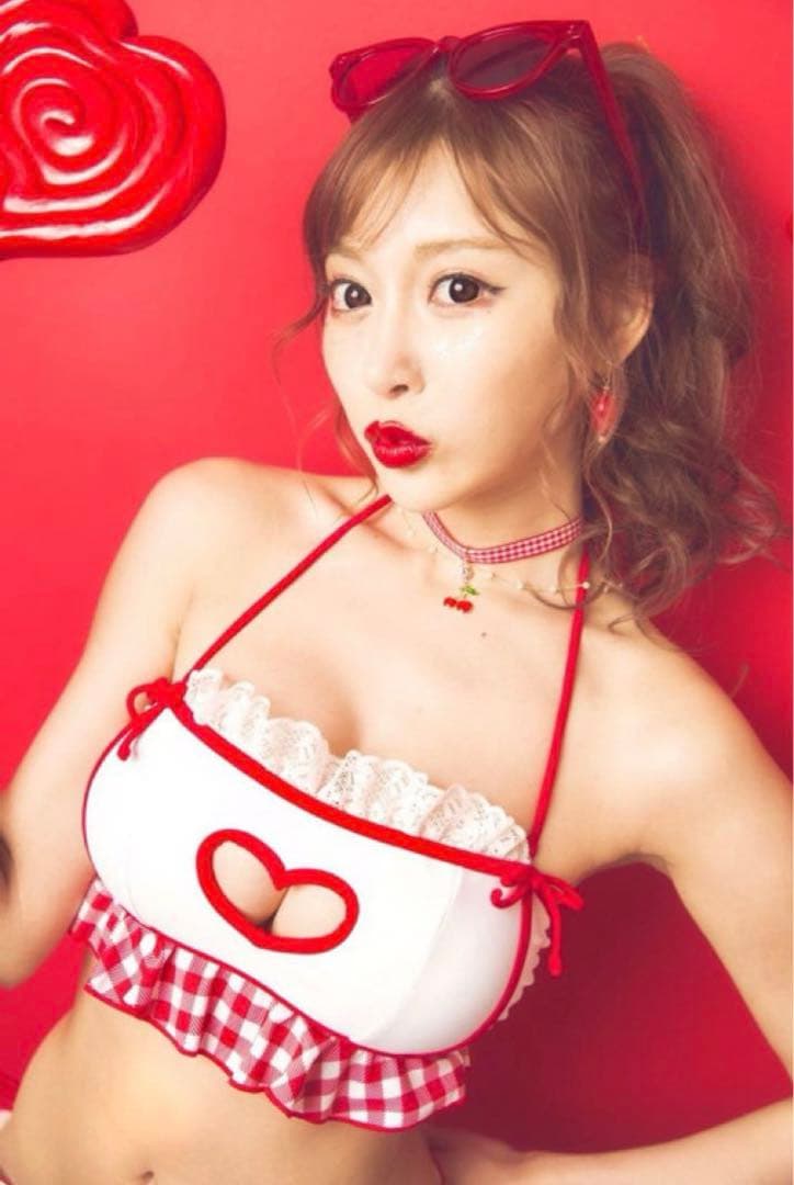 明日花キララ♡水着❤︎チェリーハート - メルカリ