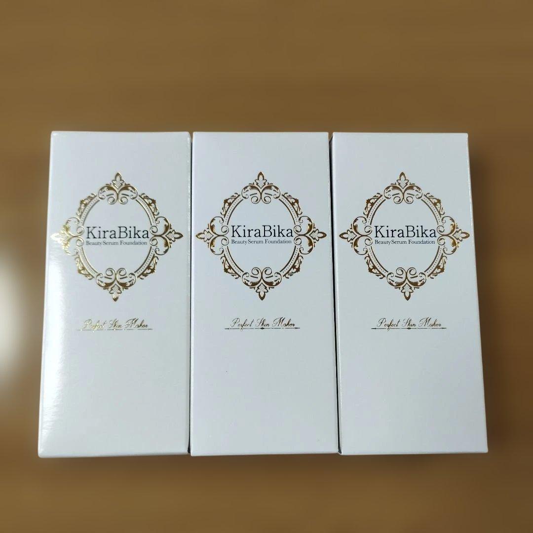 KiraBika ビューティーリキッドファンデーションN 26g3個セット 楽天市場】KiraBika キラビカ きらびか ビューティセラム リキッド