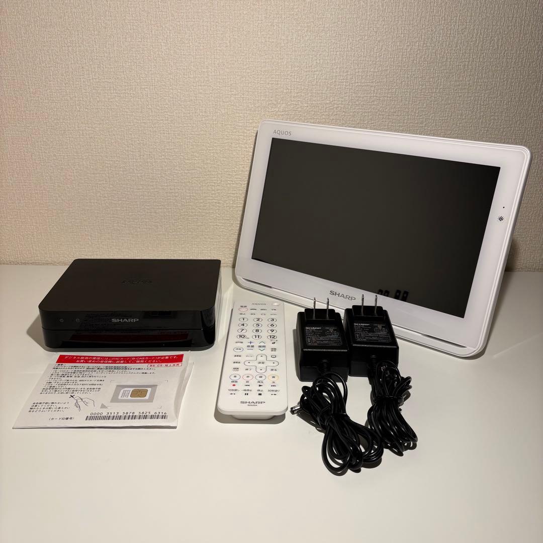 【良品】シャープ ポータブル液晶テレビ AQUOS ホワイト 2T-C12AF 美品 シャープ ポータブル液晶テレビ AQUOS 2T-C12AF ホワイト - メルカリ