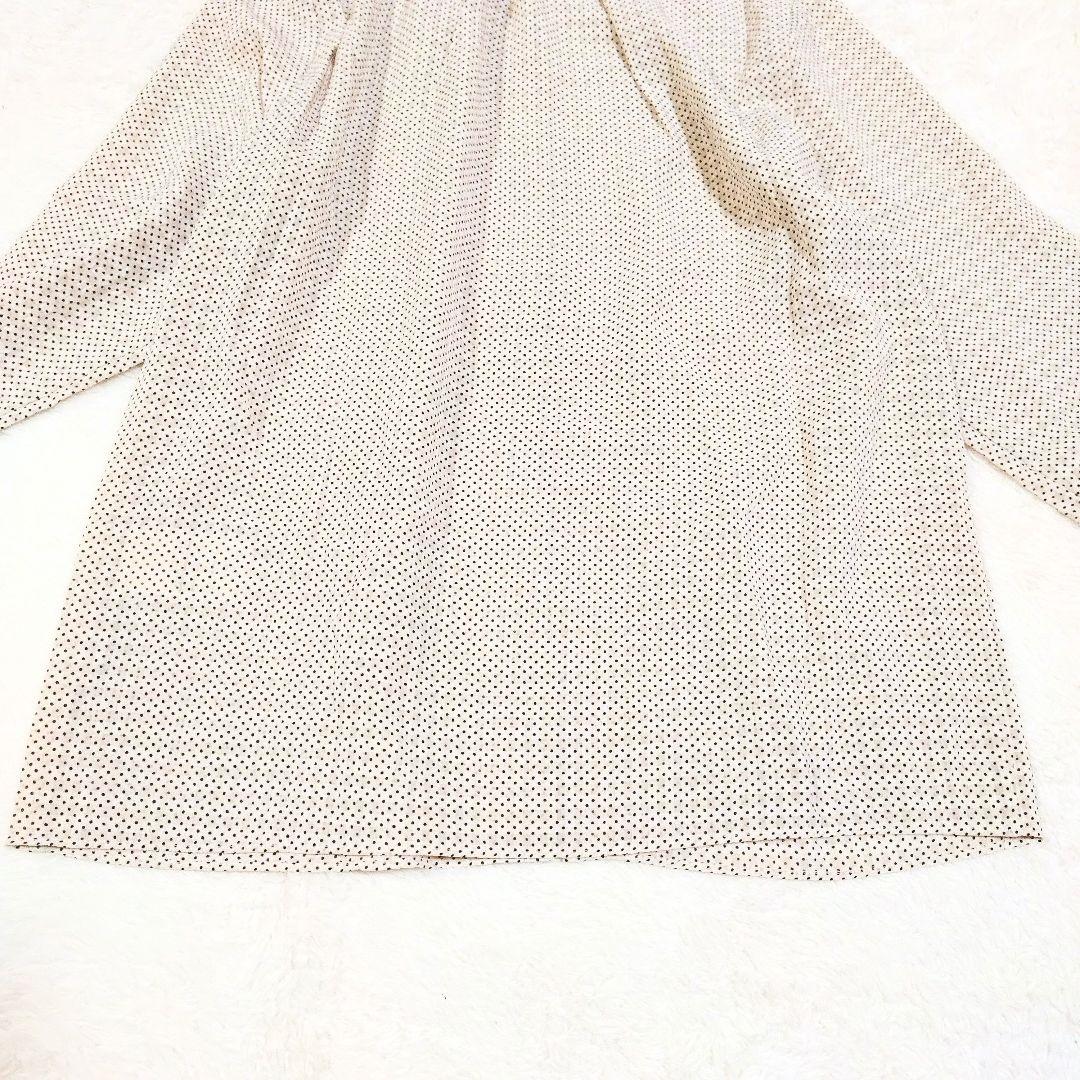 イエナラブクール ドット柄 フリル サッカー ブラウス 近年モデル 日本