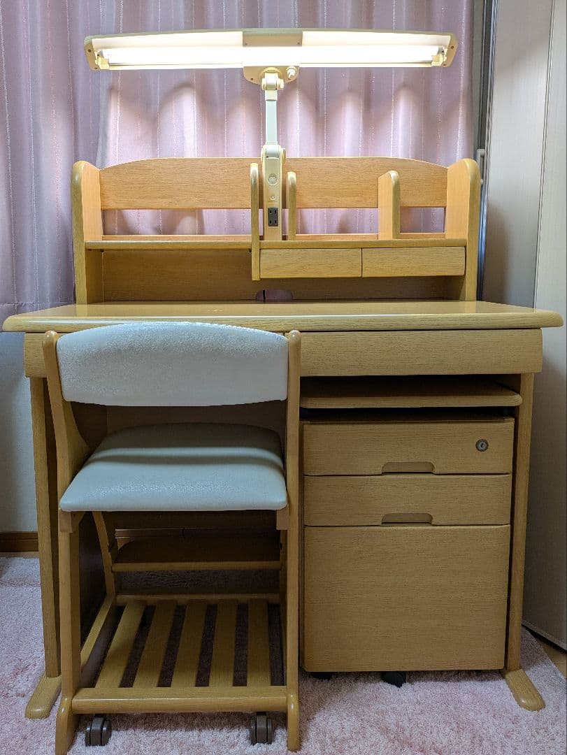 〈引取り限定〉 ニトリ 学習机セット 上棚付きコンパクトデスク (ES23 WH) | ニトリネット【公式】 家具