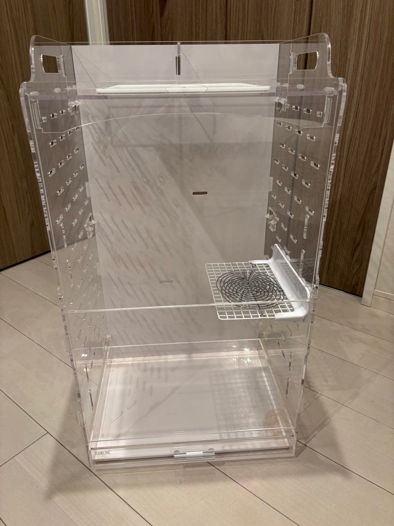 GEXアクリルルームII 390High モモンガゲージ　小動物 フクロモモンガの飼育初心者セット02 アクリルケージと基本の飼育用品