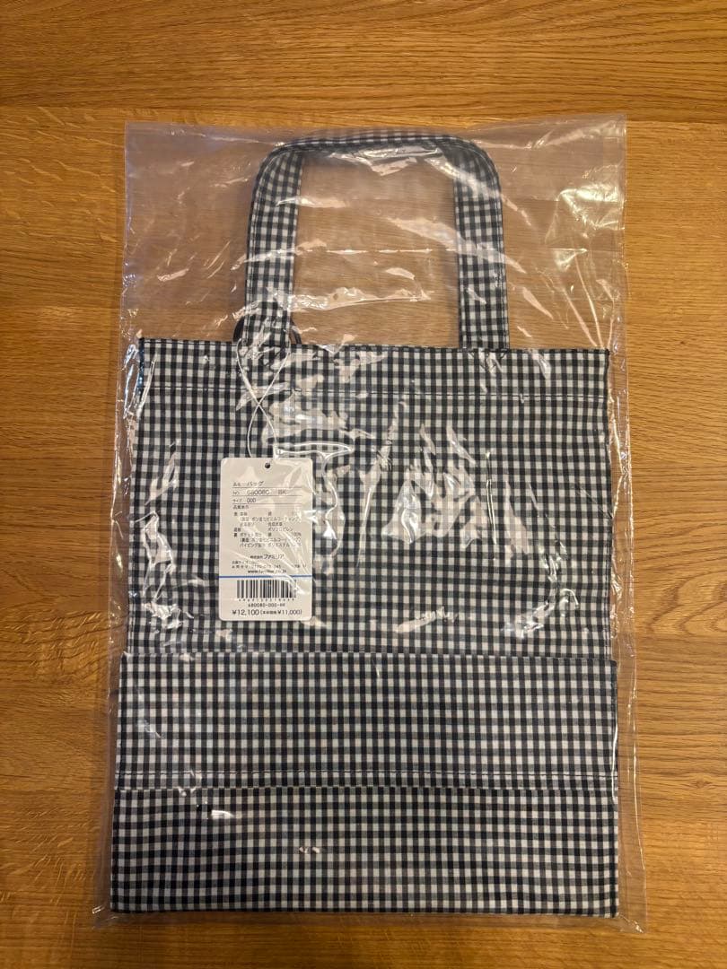 familiarファミリア ギンガムチェック柄トートバッグ - メルカリ