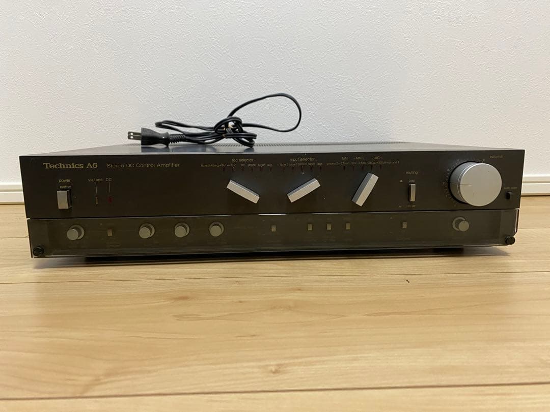 テクニクス プリアンプ コントロールアンプ SU-A6 Technics Technics SU-A6 Control Amplifier Amp Working Tested Vintage Japan