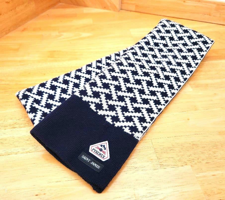 PYRENEX × SAINT JAMES コラボ マフラー PYRENEX × SAINT JAMES コラボ マフラー