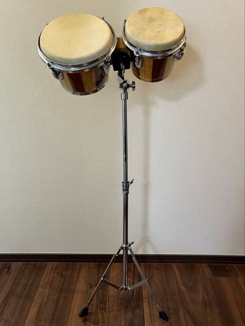 KIKUTANI MUSIC 木製ボンゴ スタンド付き ボンゴ・スタンド BGS-2 | キクタニミュージック