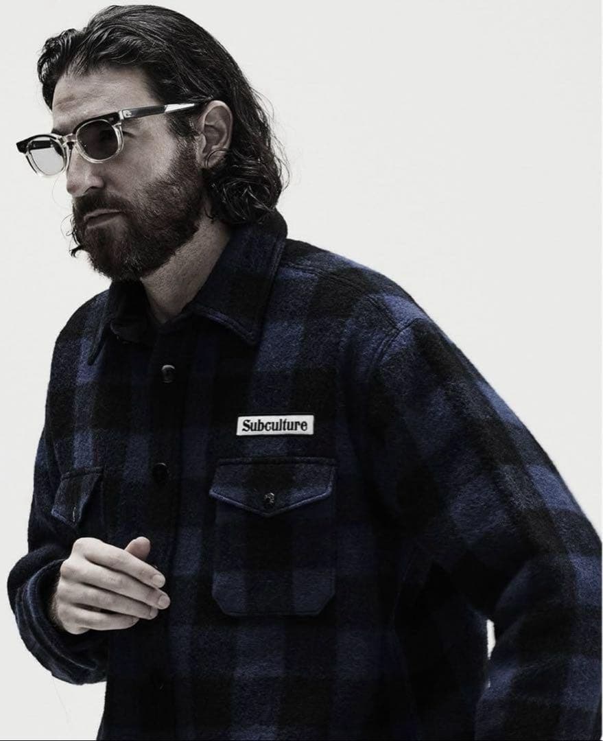 subculture BUFFALO CHECK JACKET / BLUE 2 - メルカリ